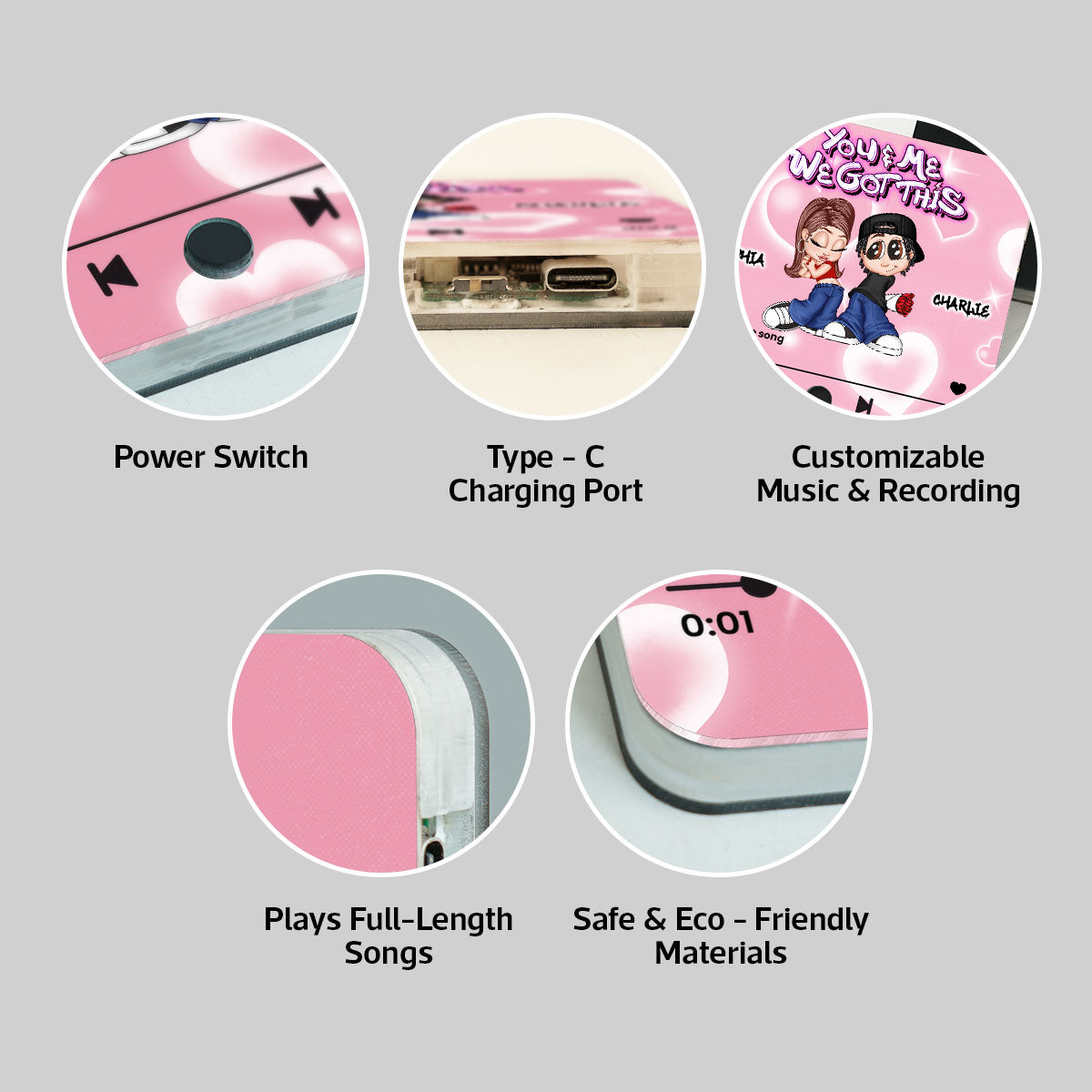 Y2K Couple Personalized Music Fridge Magnet, Heartfelt Gift For Couple, For Him, For Her, Boyfriend, Girlfriend, Husband, Wife